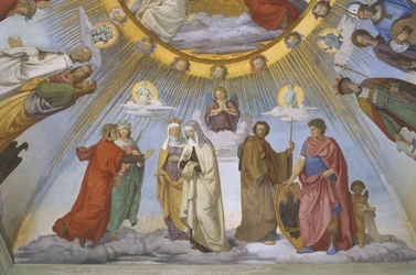 Volta della stanza di Dante (dettaglio)